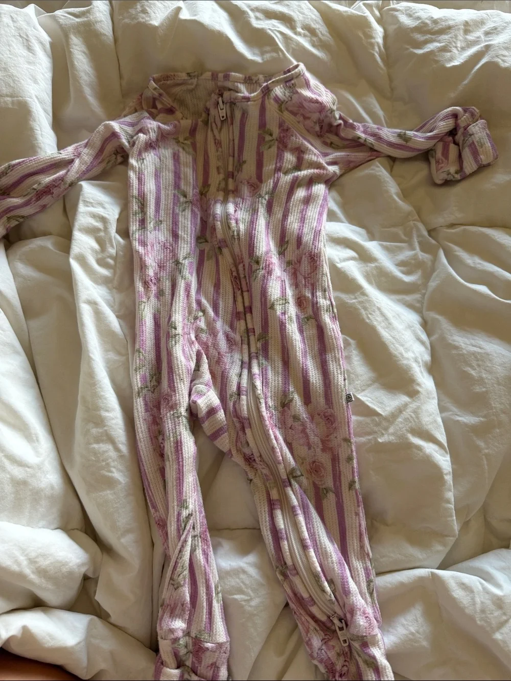 Caden Lane bamboo footie pajamas